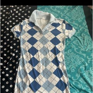 Shein Girl Dress.  Size 14Y. Color Blue/White.  Barely Worn.